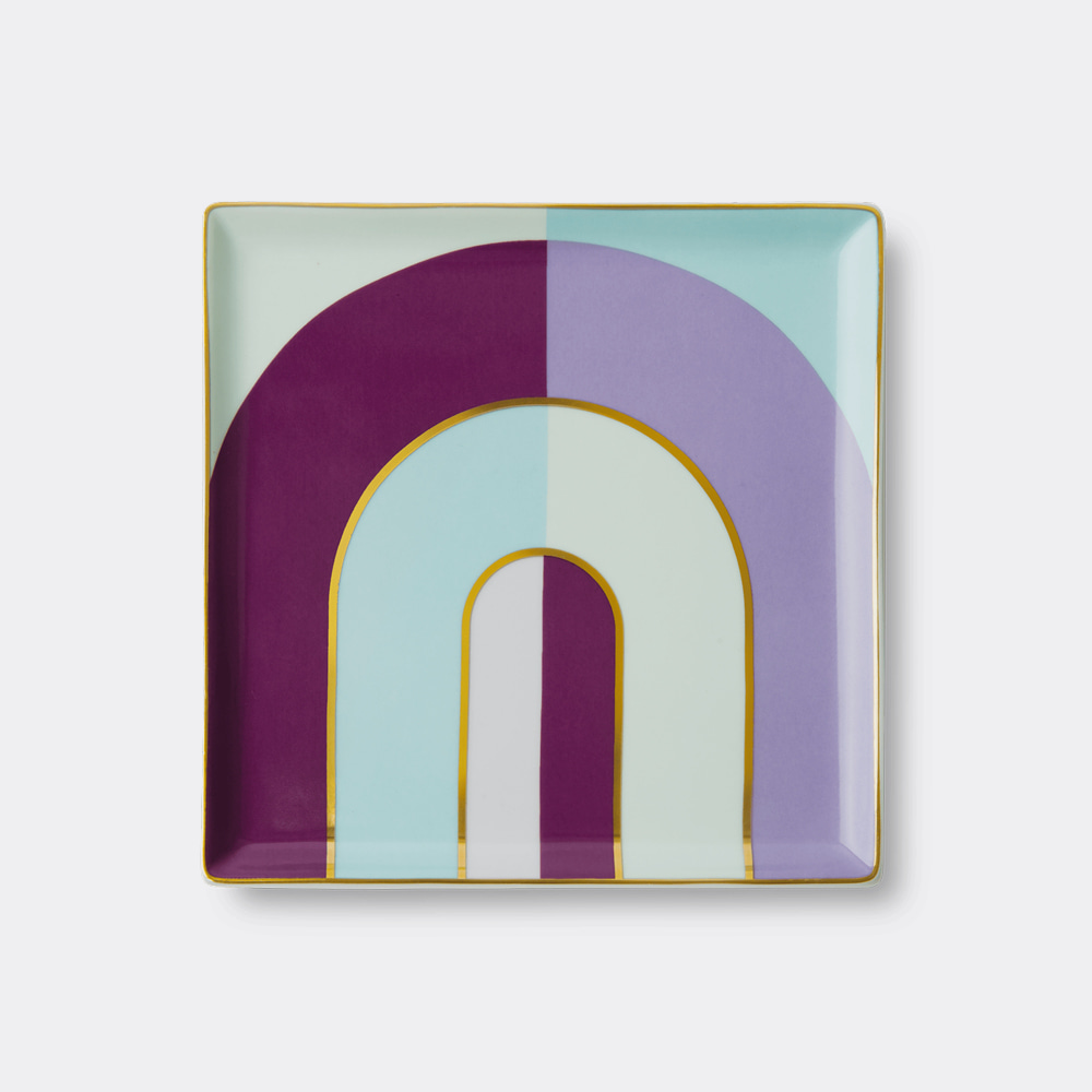 [OCTAEVO] Ceramic Tray Riviera Arch- Purple